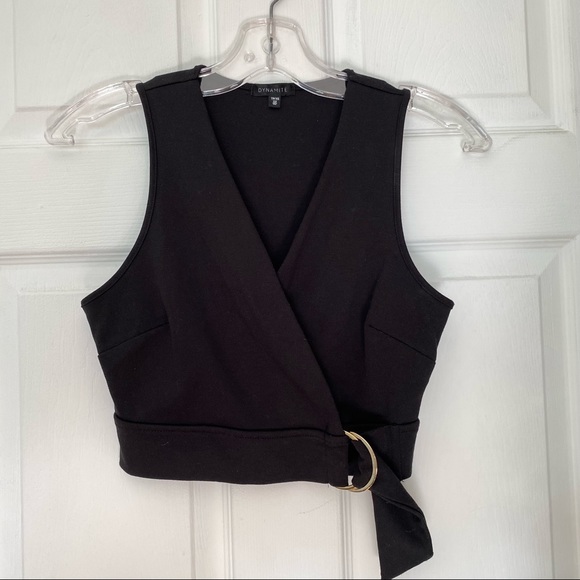 Wrap Cropped Tank - Picture 1 of 4